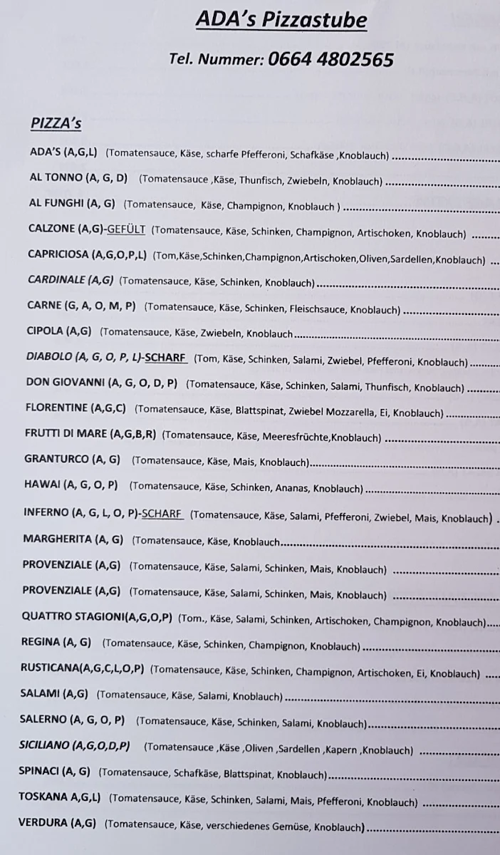 Speisekarte photo 6