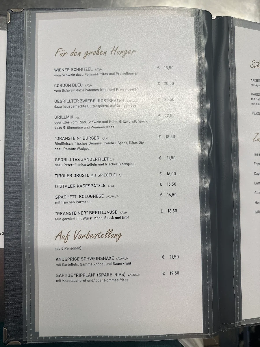 Speisekarte photo 3