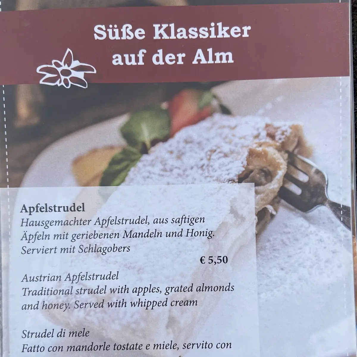 Speisekarte photo 3