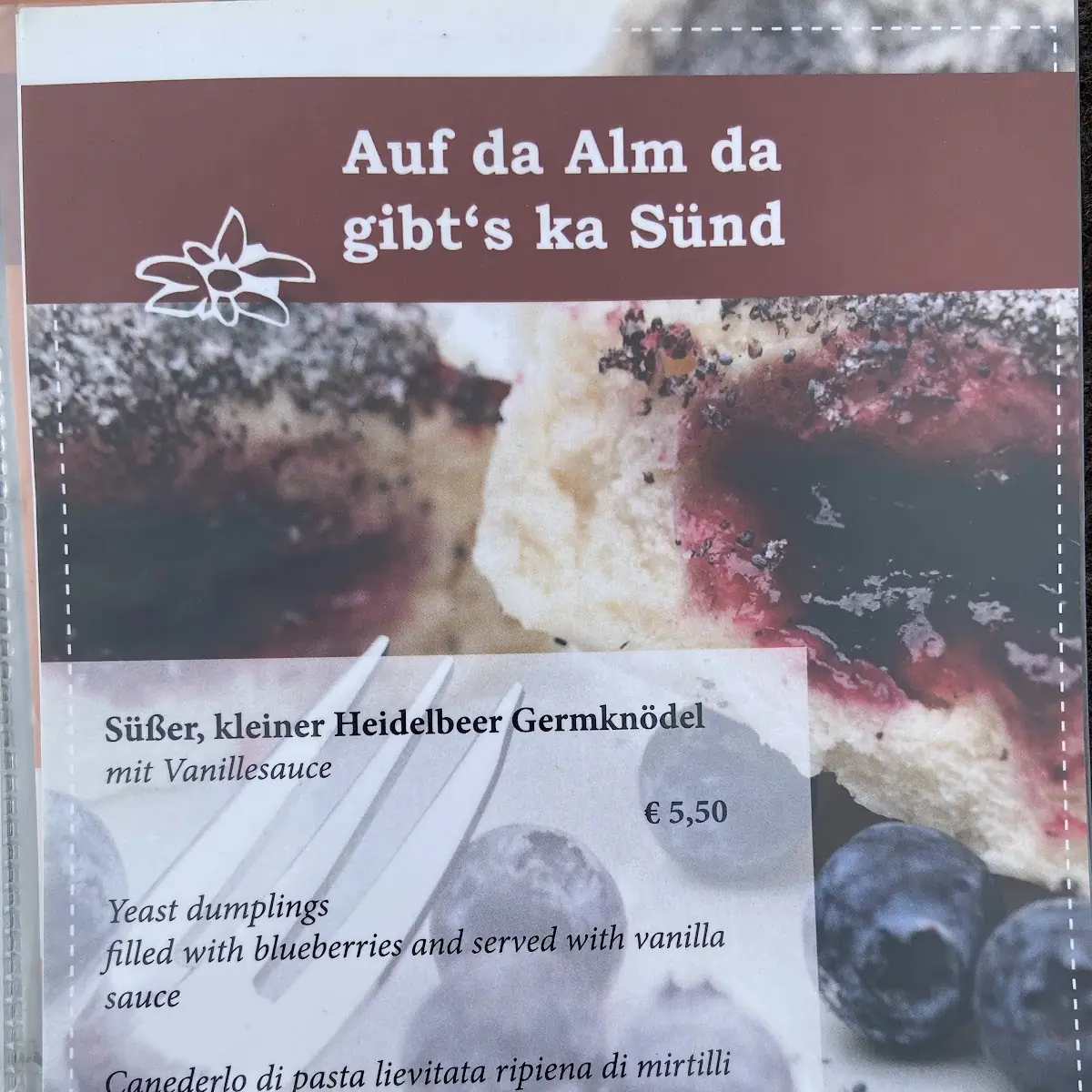 Speisekarte photo 5