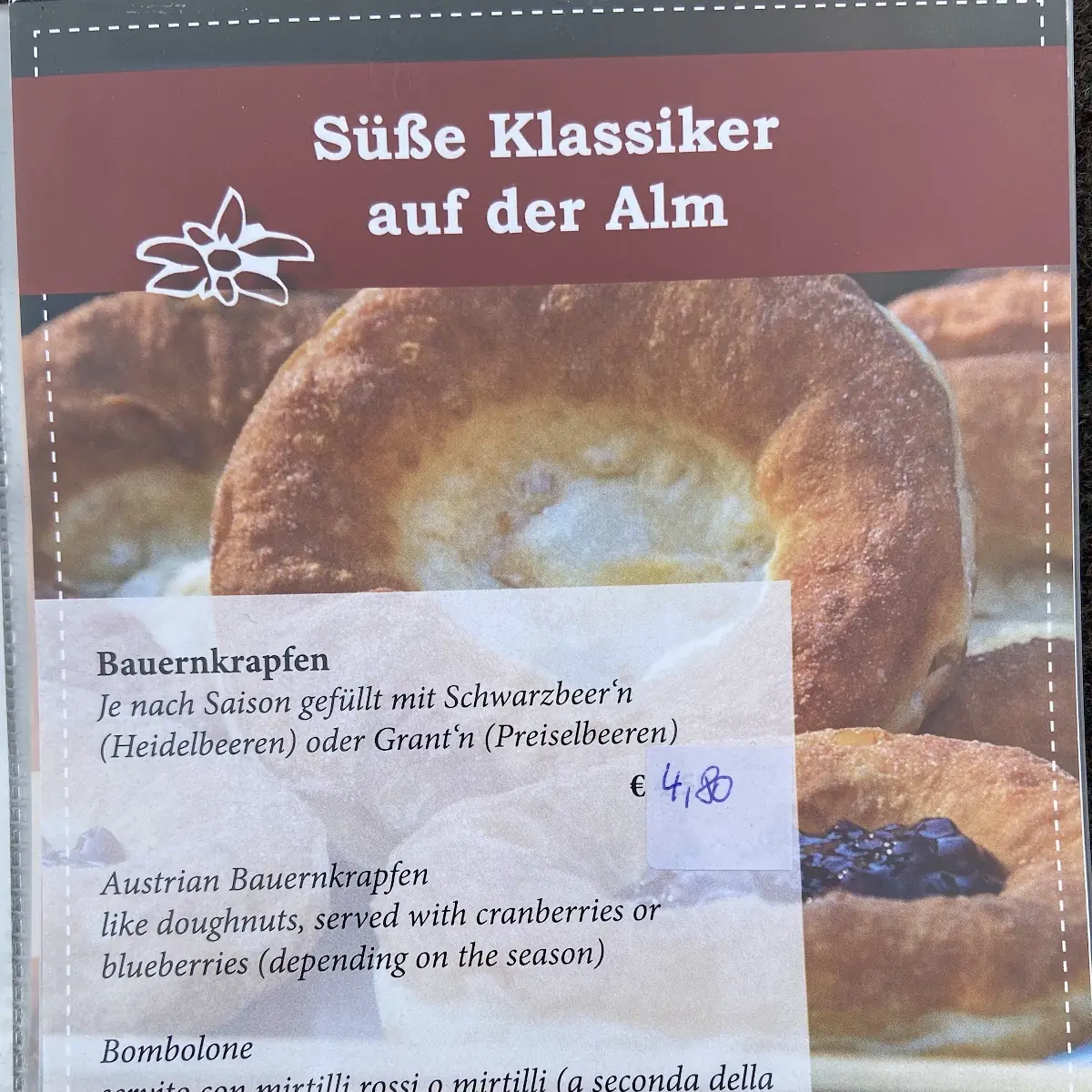 Speisekarte photo 6