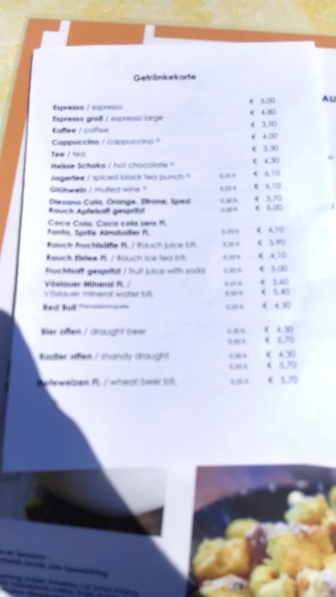 Speisekarte photo 9