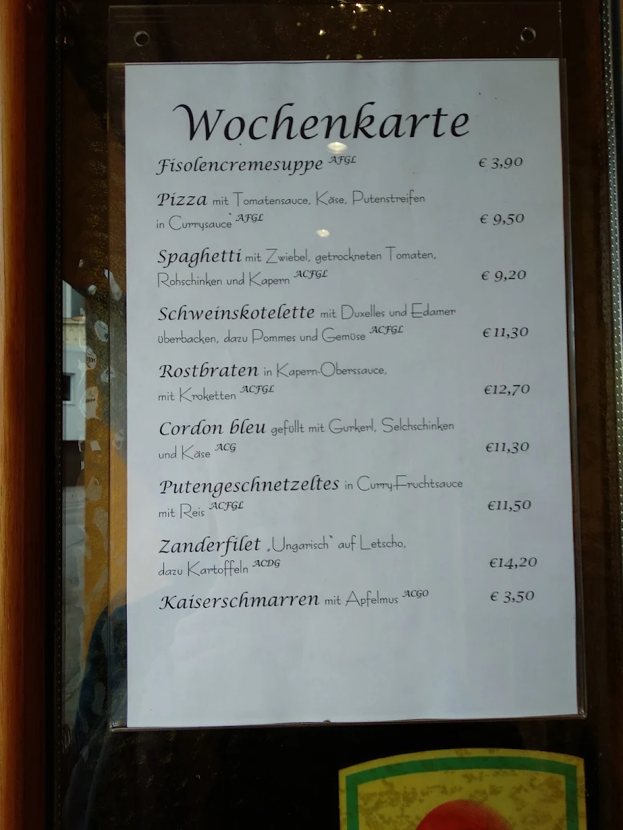 Speisekarte photo 1