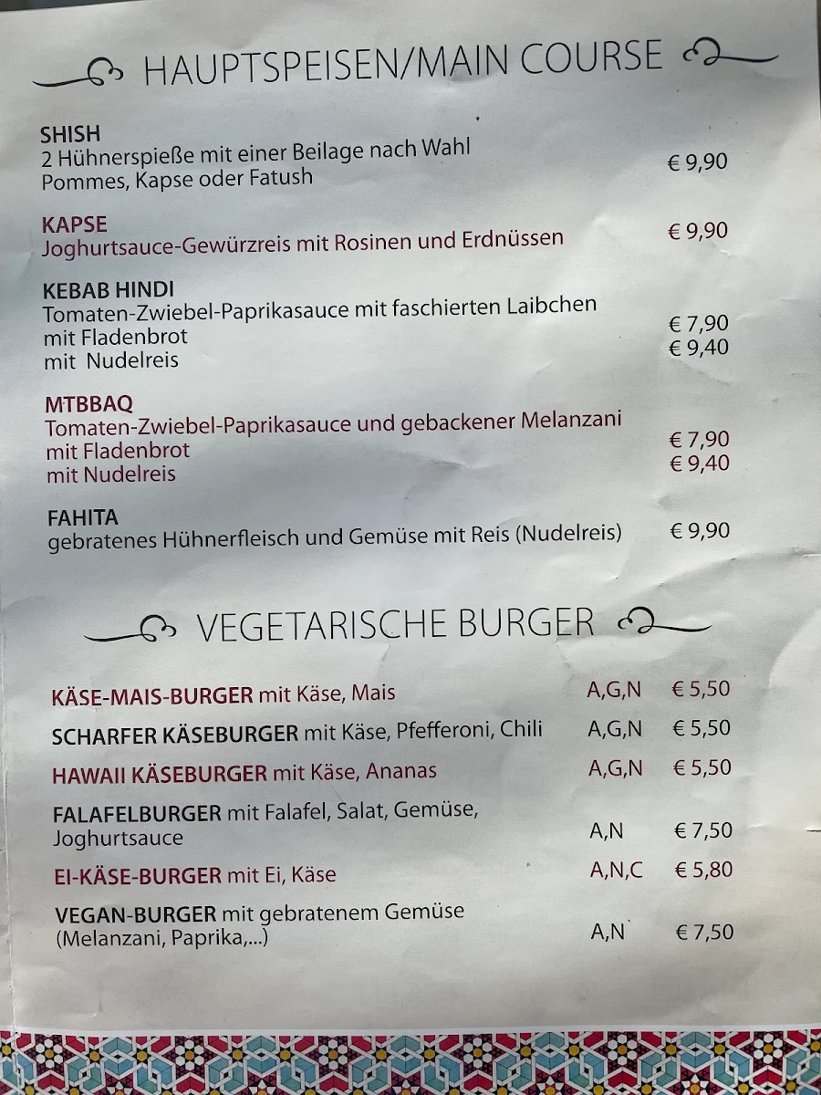 Speisekarte photo 9