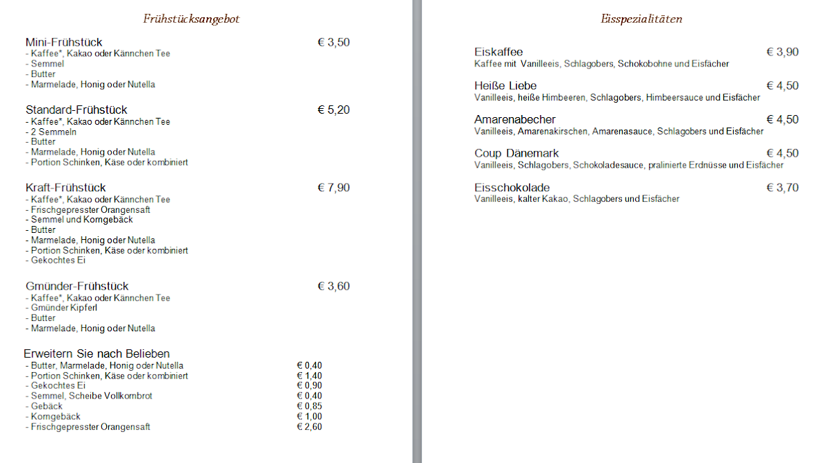 Speisekarte photo 6