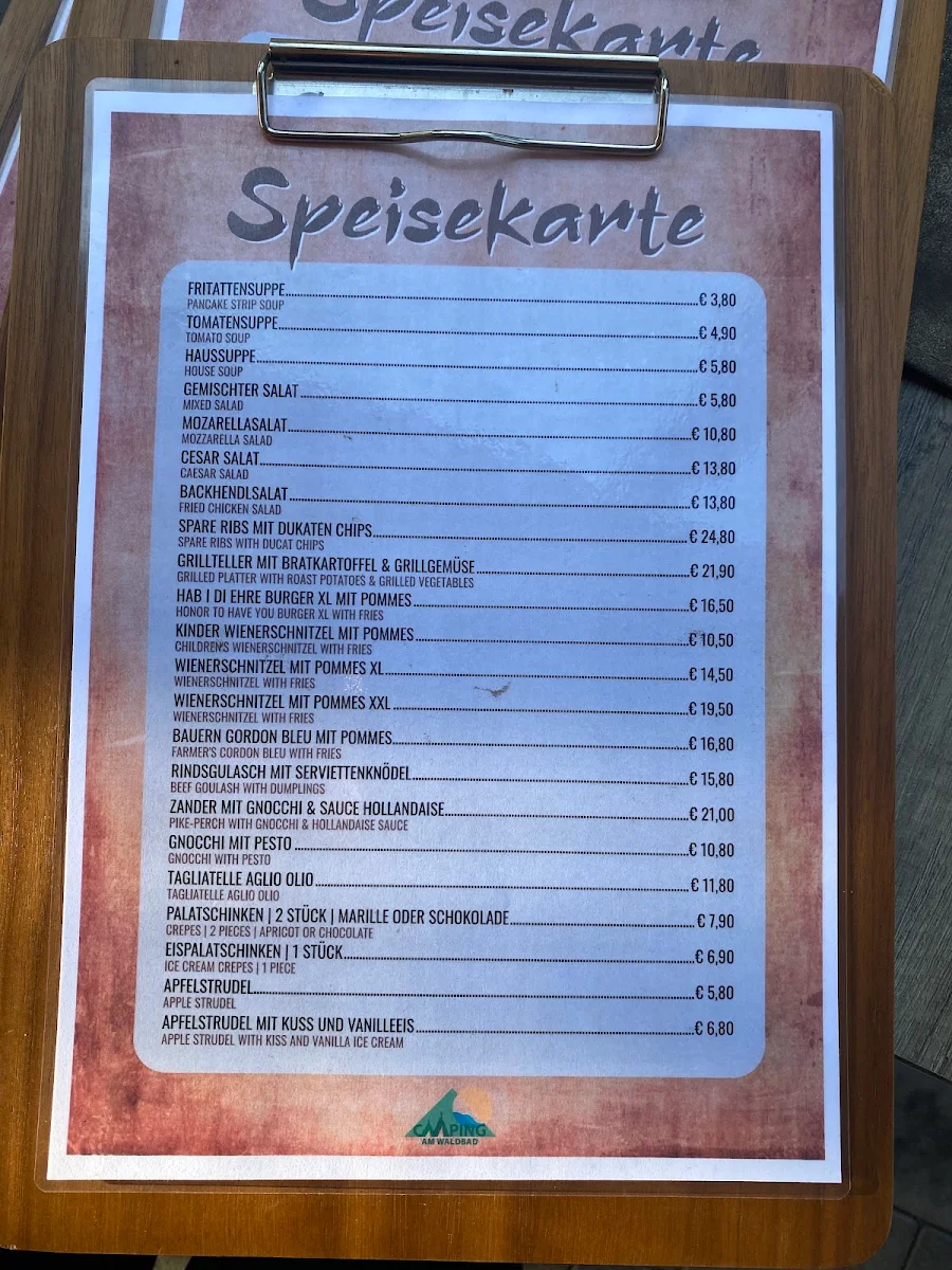Speisekarte photo 2