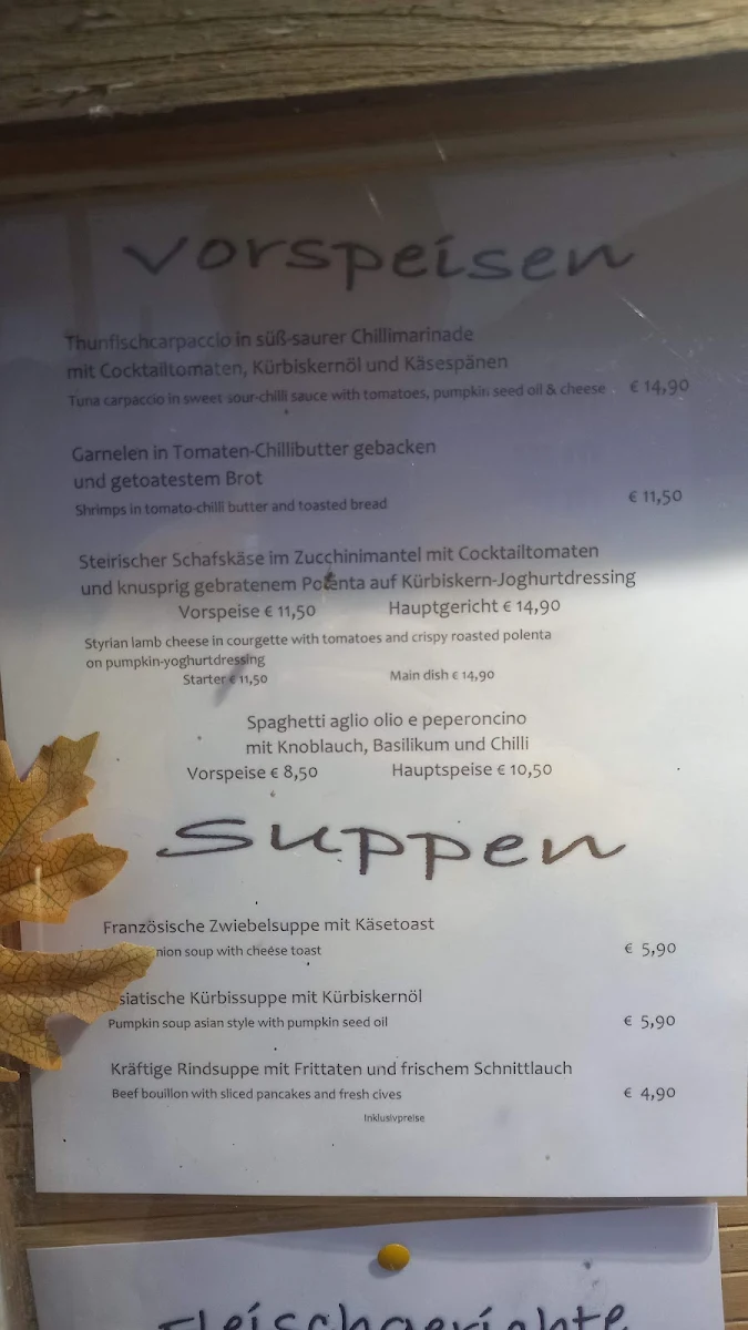 Speisekarte photo 5
