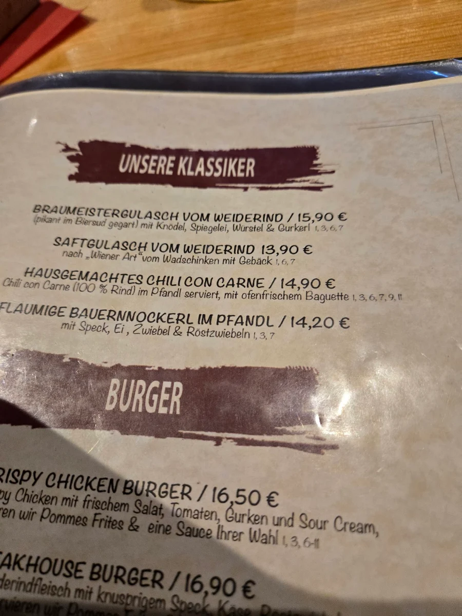 Speisekarte photo 4