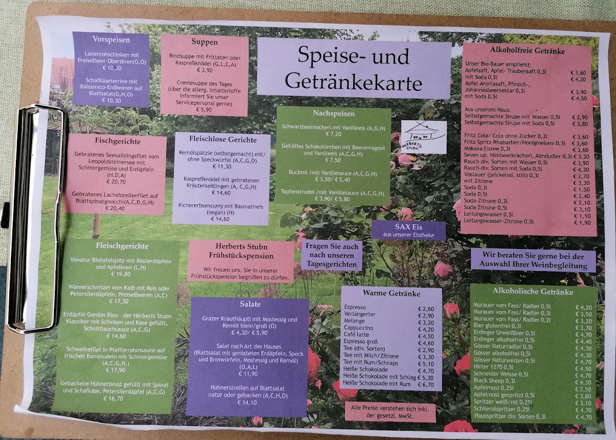 Speisekarte photo 4