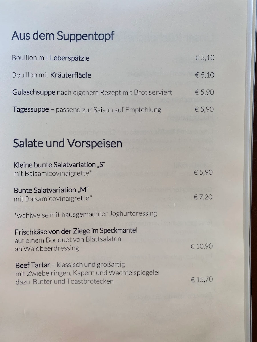 Speisekarte photo 3