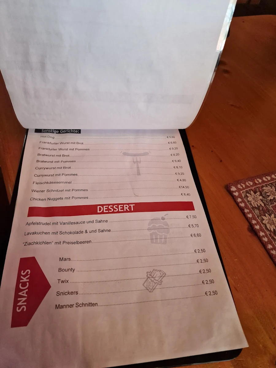 Speisekarte photo 2