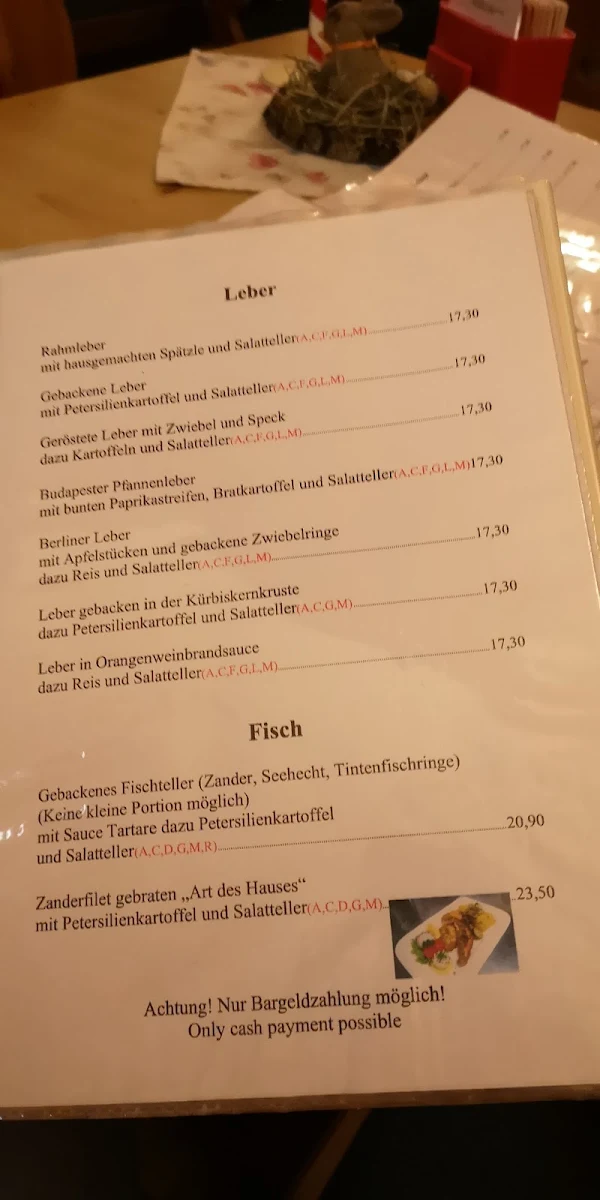 Speisekarte photo 1