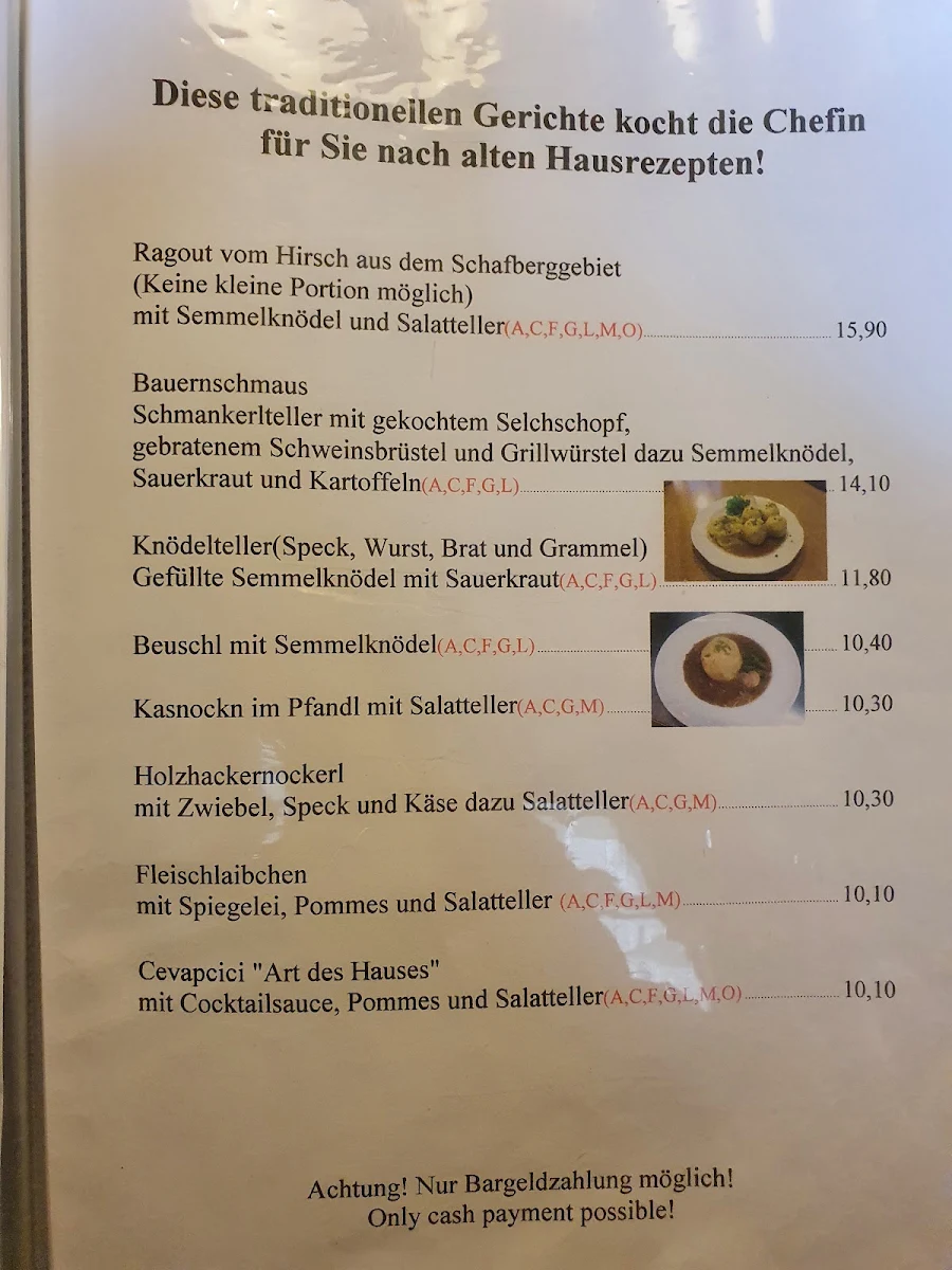Speisekarte photo 2