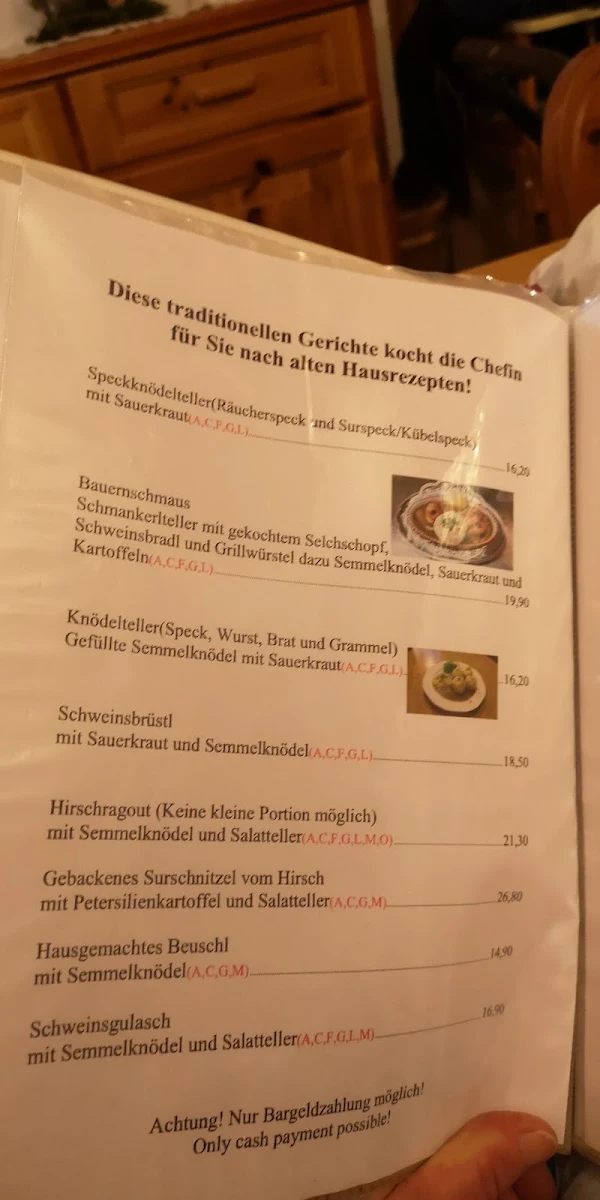 Speisekarte photo 4