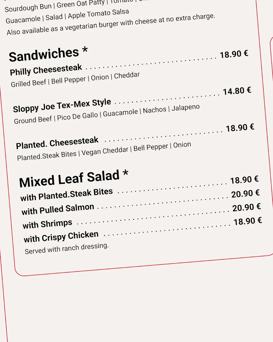 Speisekarte photo 4