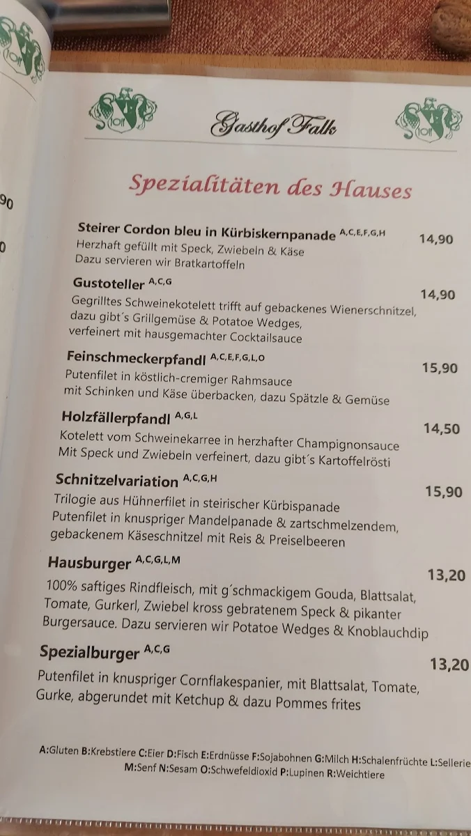 Speisekarte photo 2