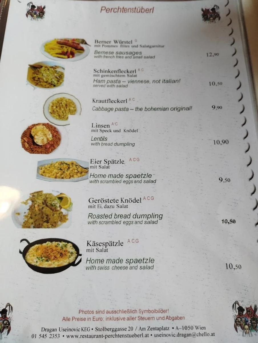 Speisekarte photo 2