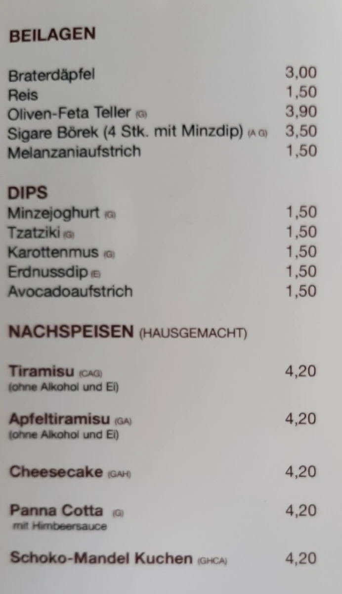 Speisekarte photo 8