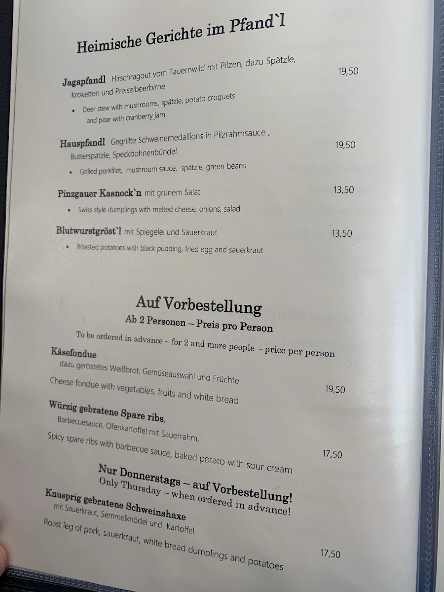 Speisekarte photo 9