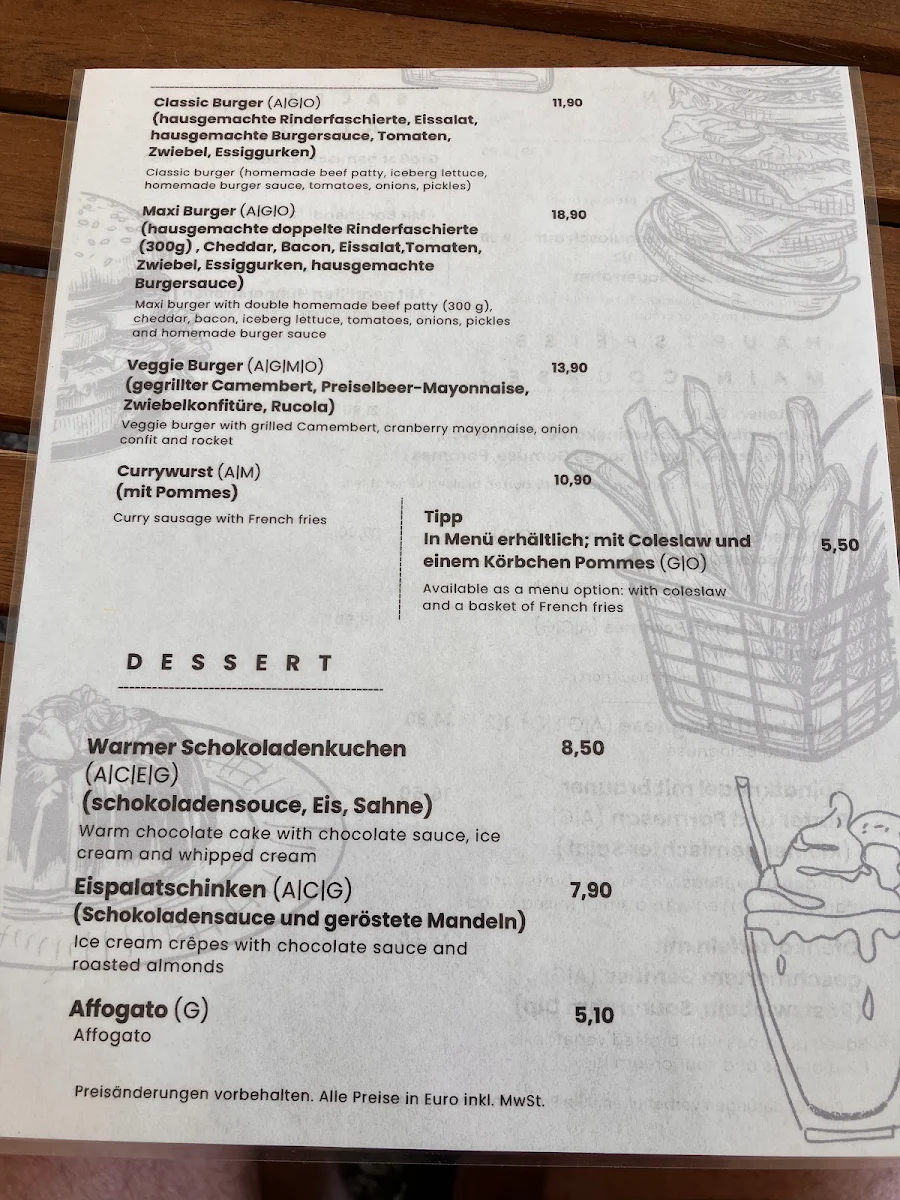 Speisekarte photo 3