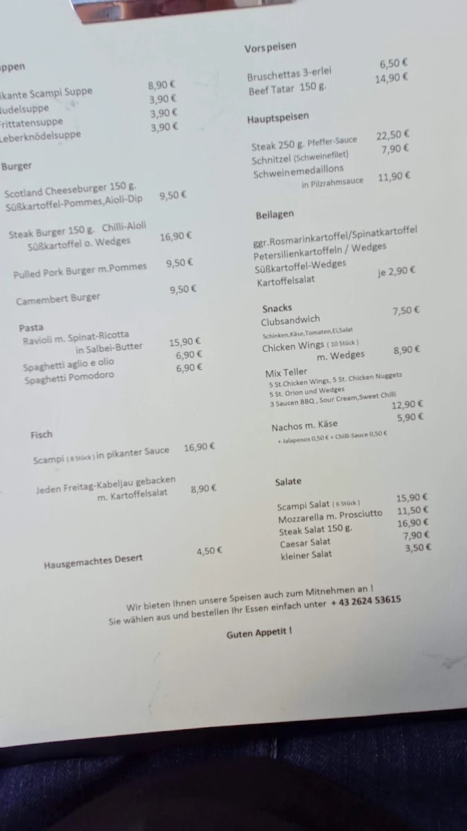 Speisekarte photo 2