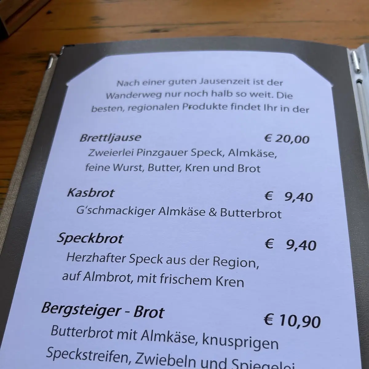 Speisekarte photo 3