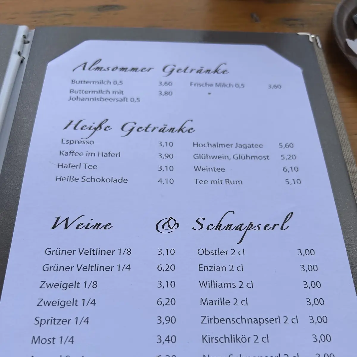 Speisekarte photo 4