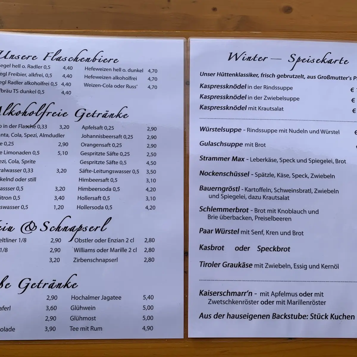 Speisekarte photo 6