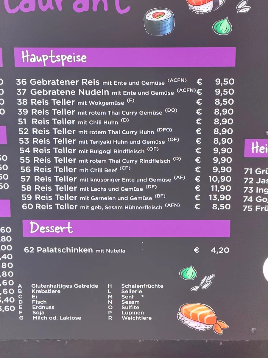 Speisekarte photo 1