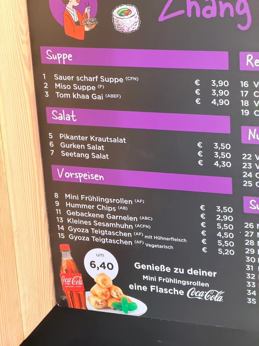Speisekarte photo 4