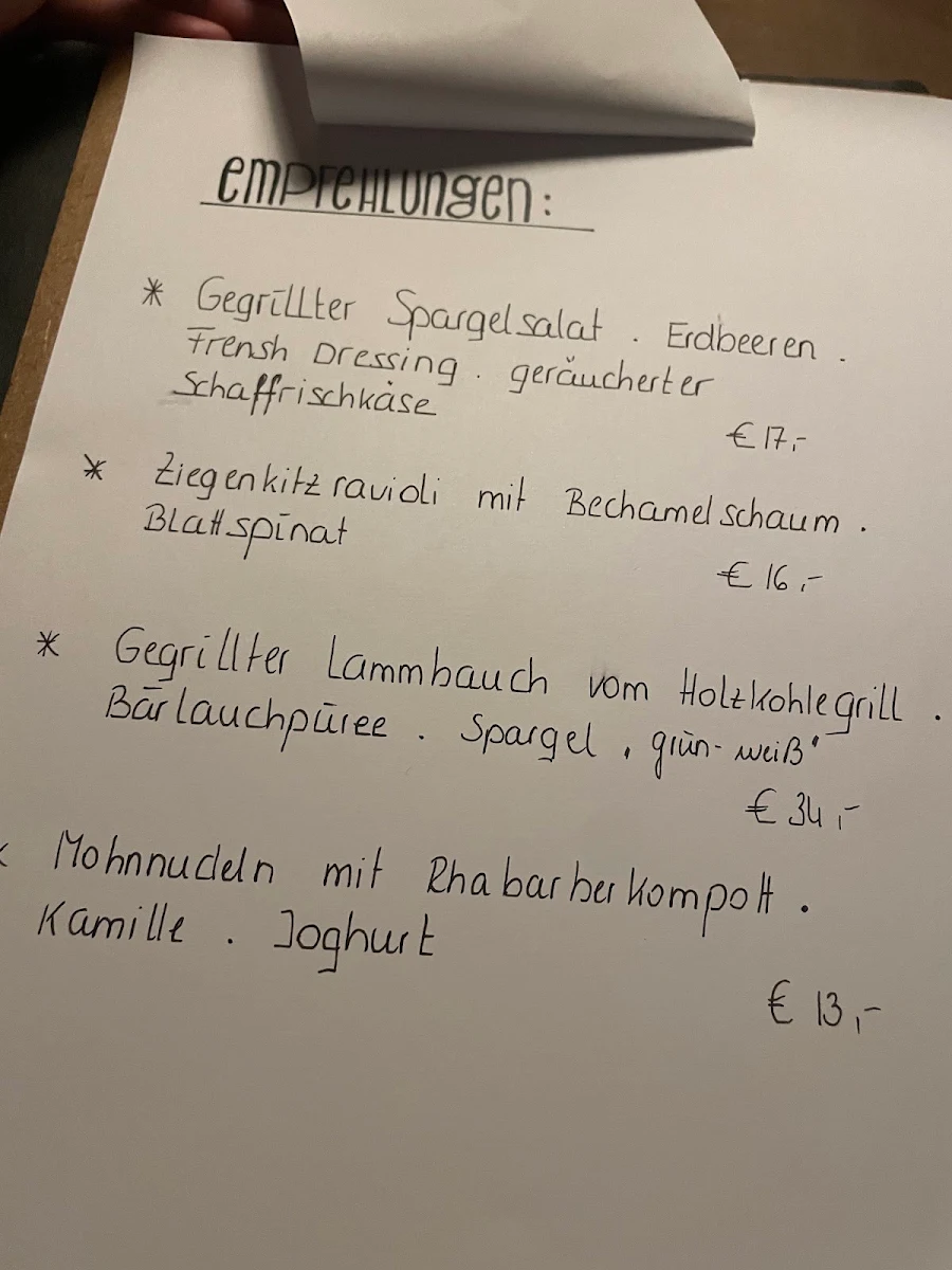 Speisekarte photo 3