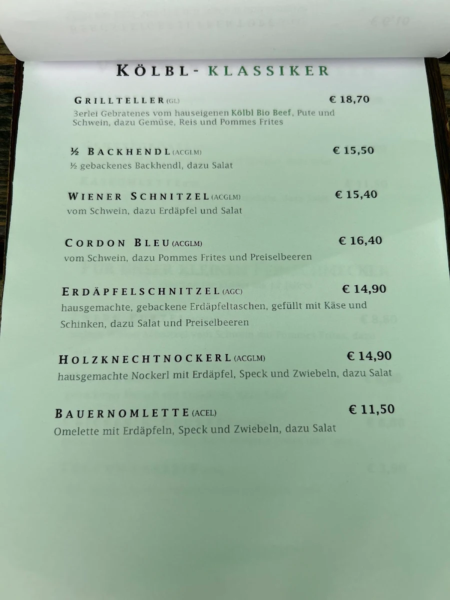 Speisekarte photo 1