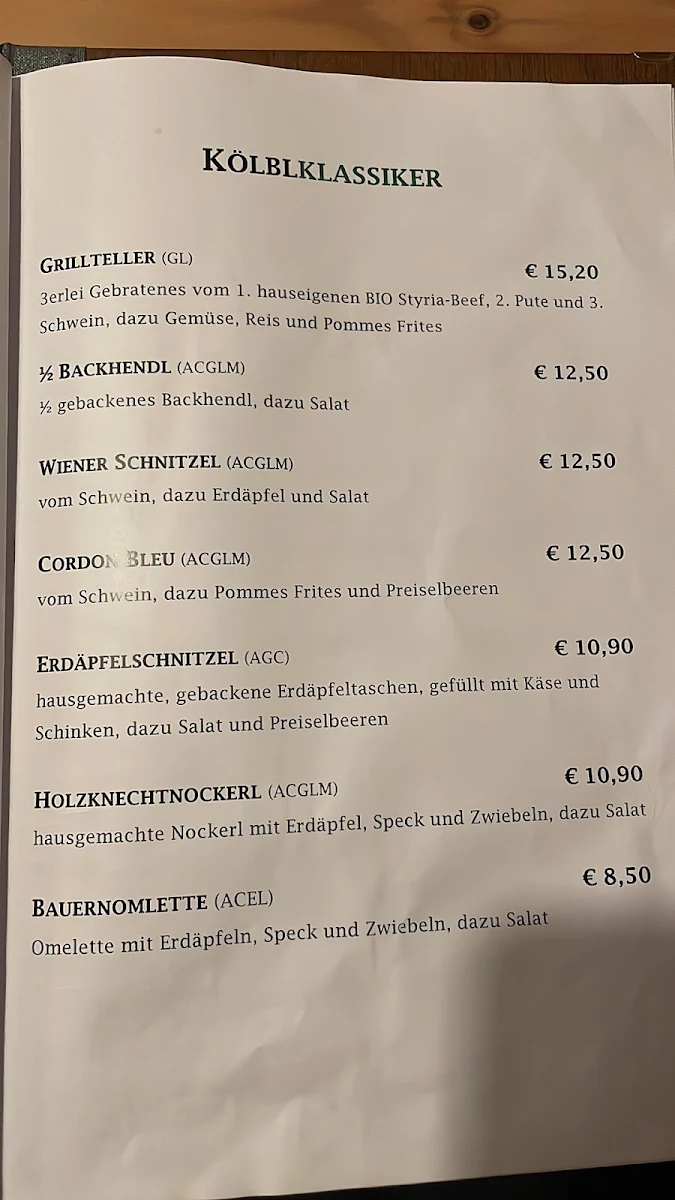 Speisekarte photo 3