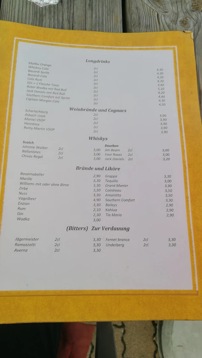 Speisekarte photo 2