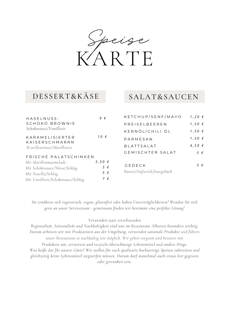 Speisekarte photo 3