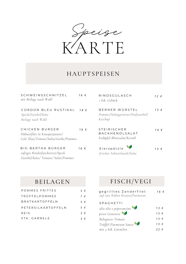 Speisekarte photo 4