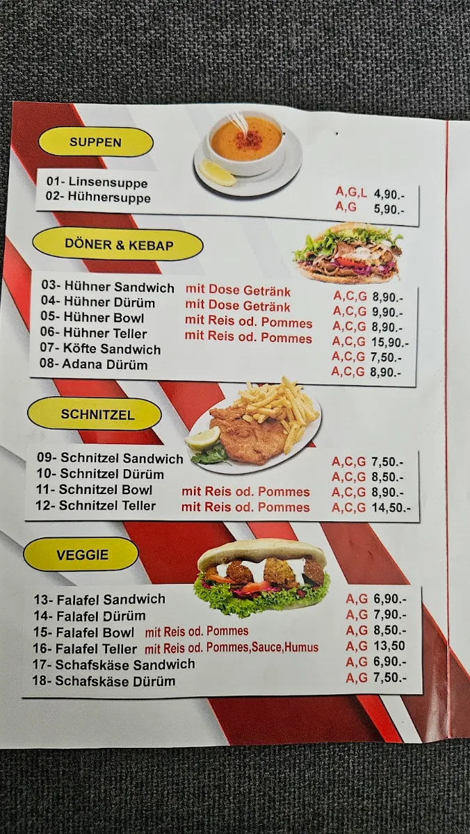 Speisekarte photo 1