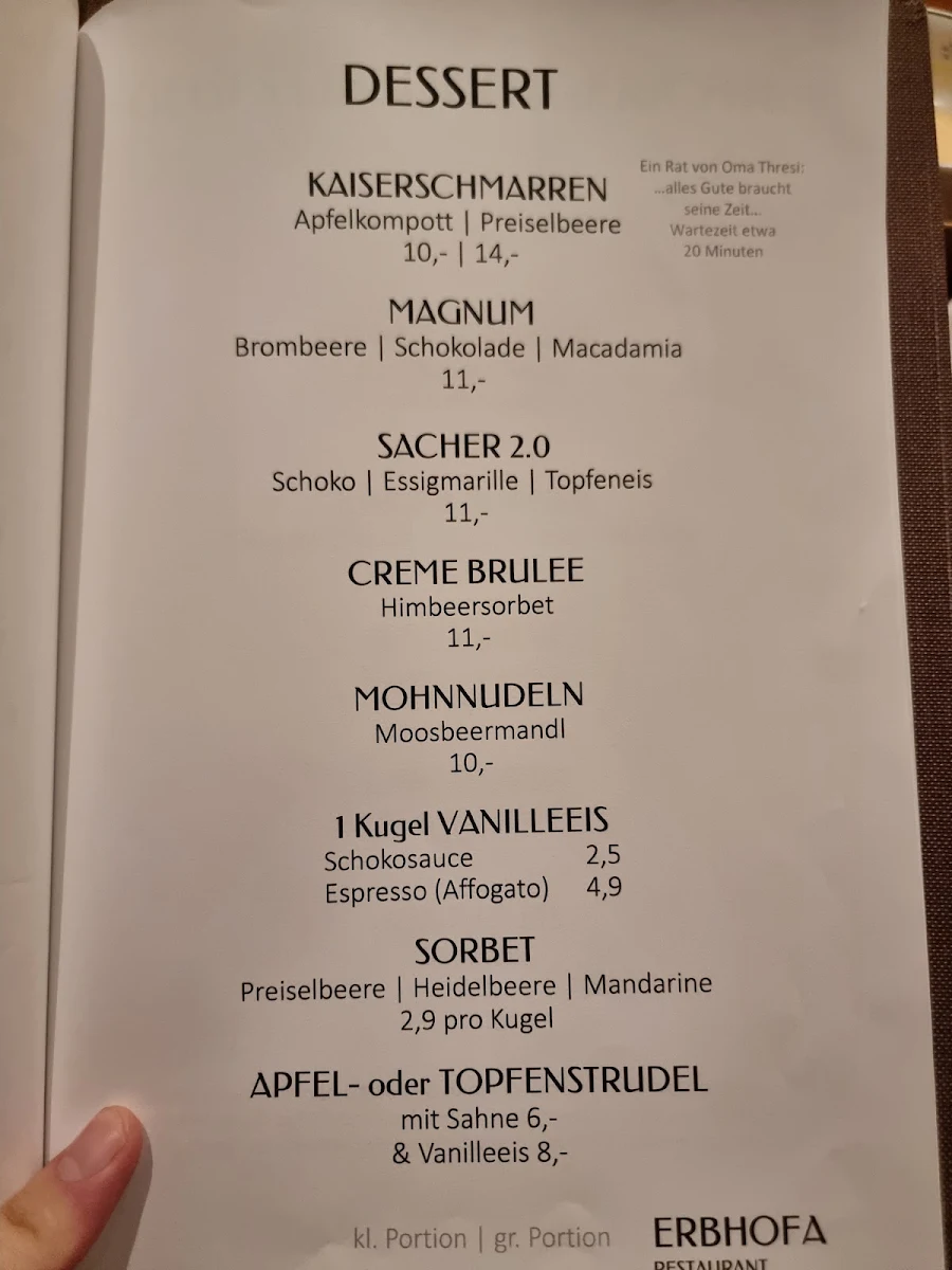 Speisekarte photo 3