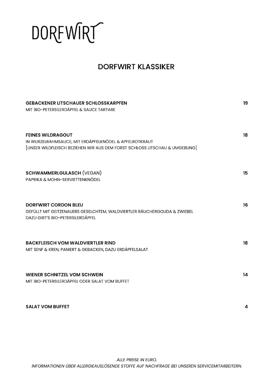 Speisekarte photo 3