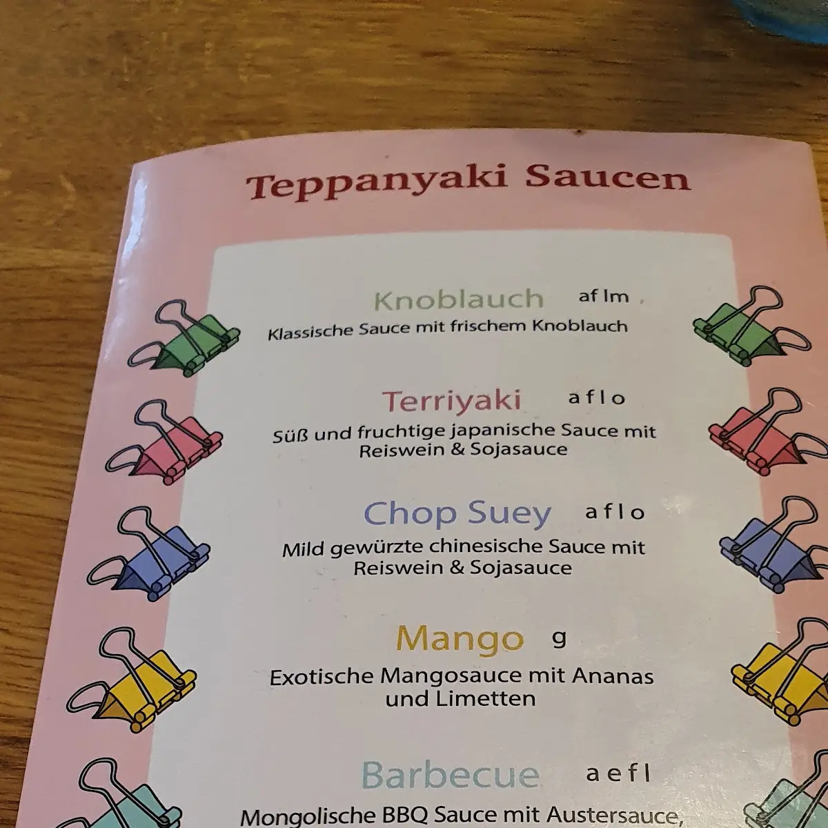 Speisekarte photo 7