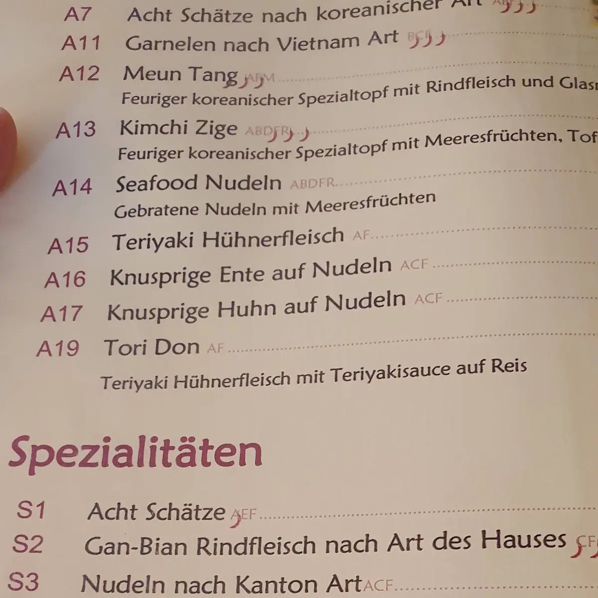 Speisekarte photo 9