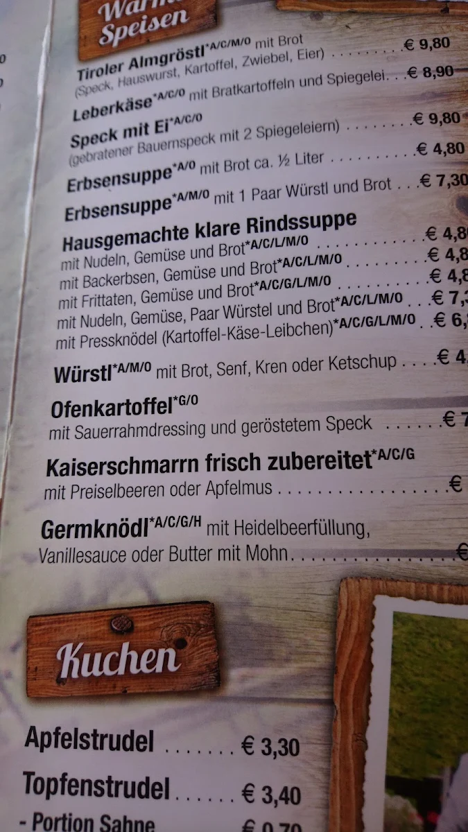 Speisekarte photo 5