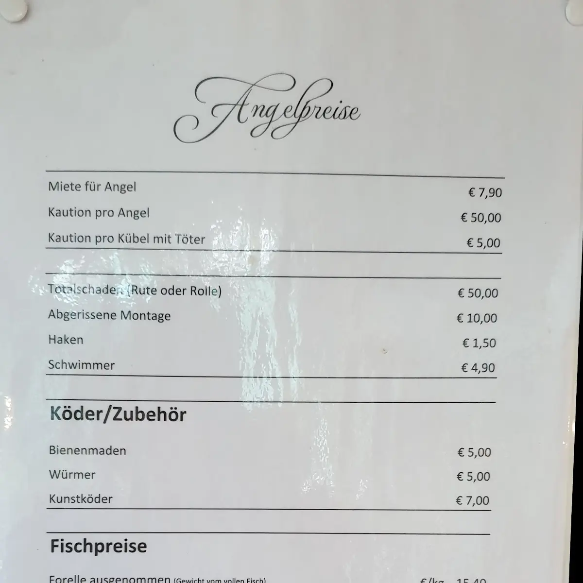 Speisekarte photo 3