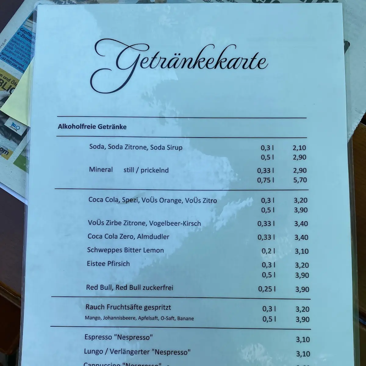 Speisekarte photo 7