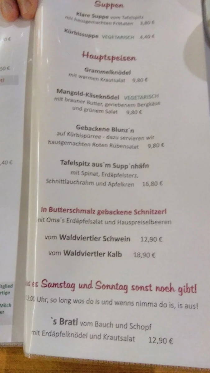 Speisekarte photo 4