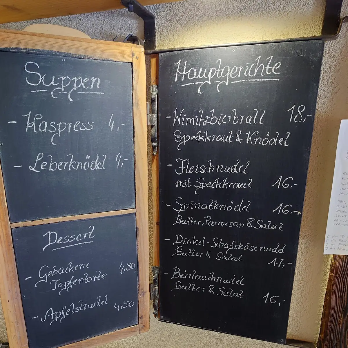 Speisekarte photo 1