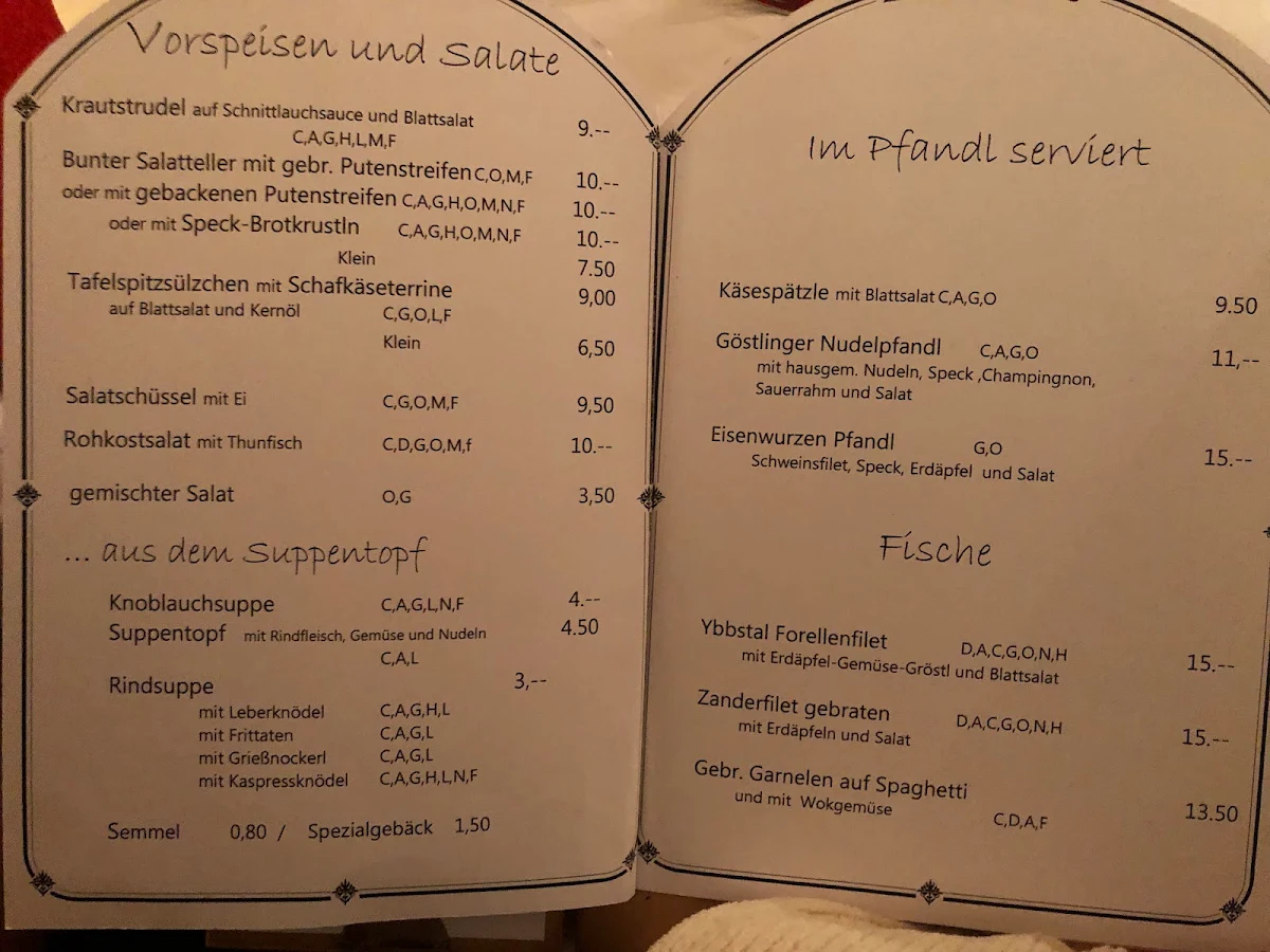 Speisekarte photo 3