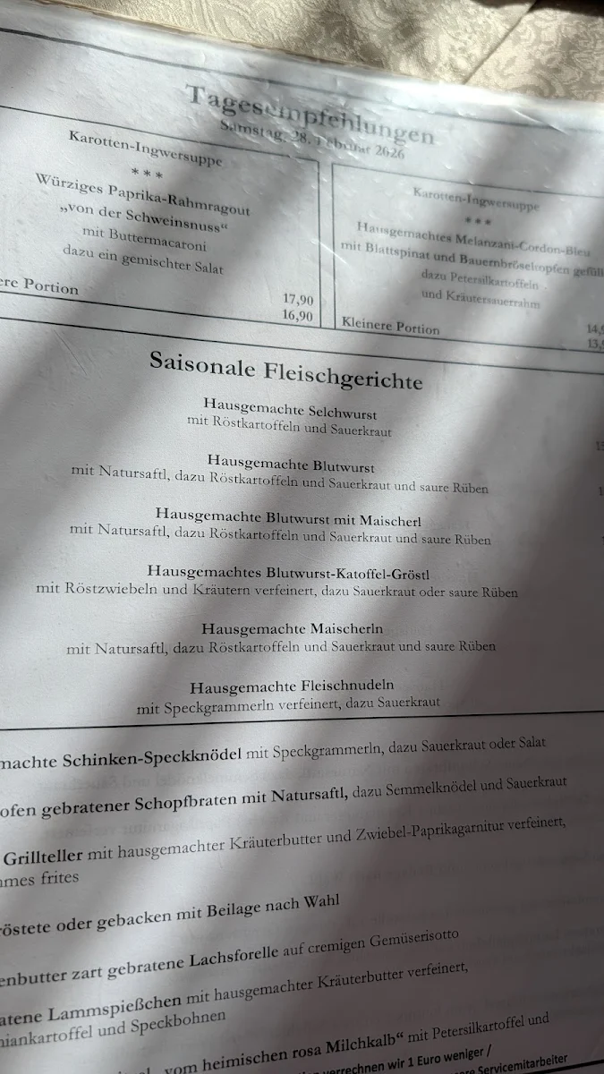 Speisekarte photo 5