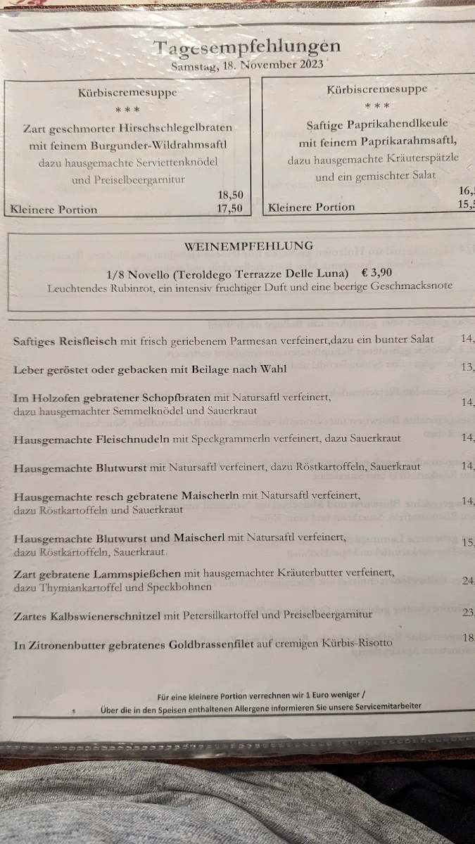 Speisekarte photo 7