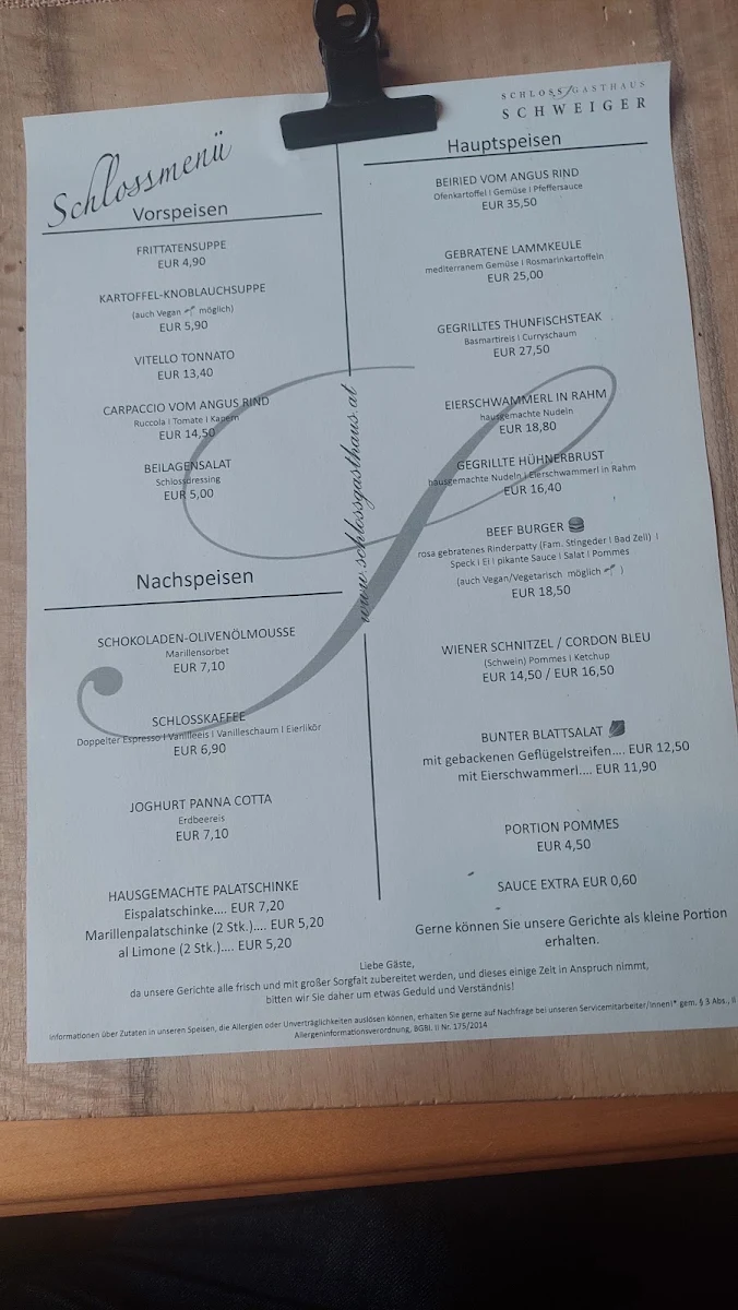 Speisekarte photo 3